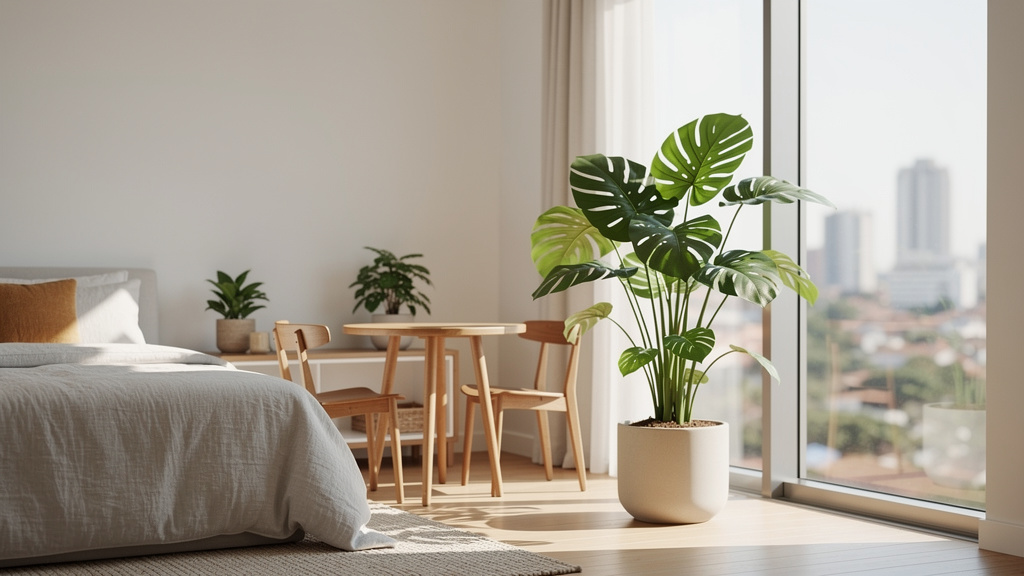 Como avaliar a rentabilidade de aluguel de imóvel de renda 3 Apartamento compacto moderno mobiliado com vista para a cidade de Goiânia