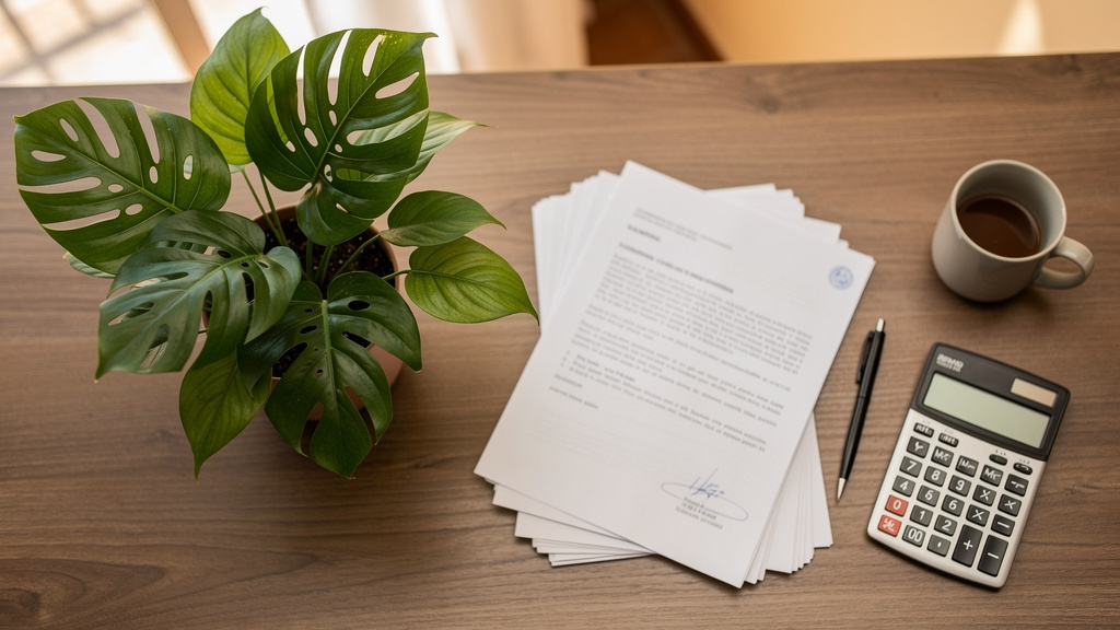 Como avaliar imóveis de banco para venda 1 Análise detalhada de edital de venda extrajudicial e matrícula imobiliária sobre mesa de trabalho em escritório