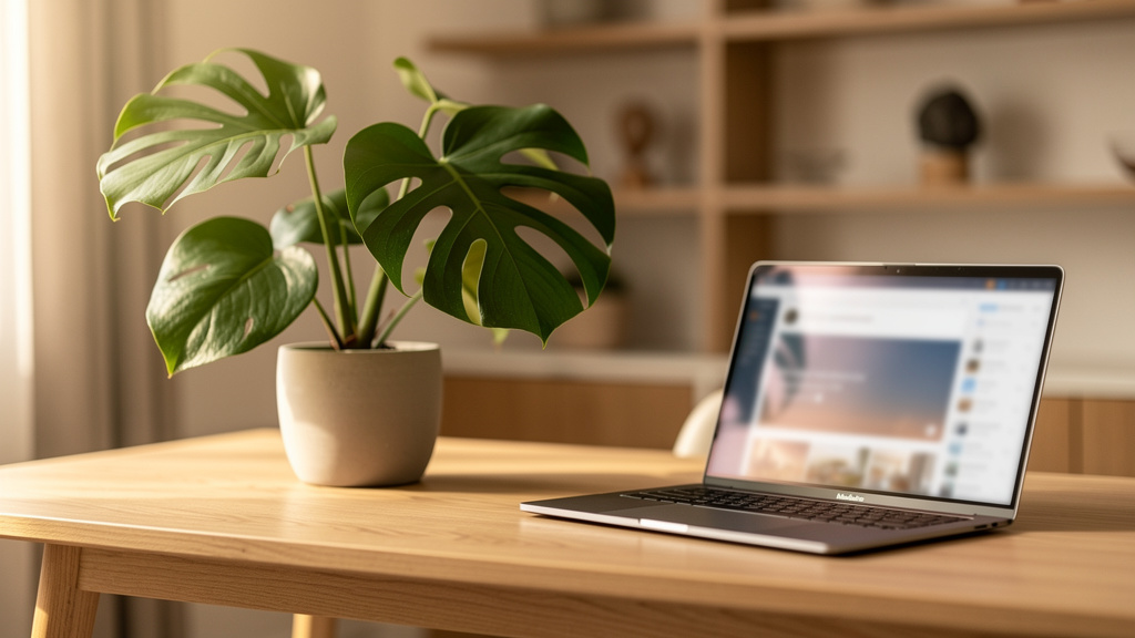 Inteligência artificial para corretores: regras e prática 3 Tela de notebook exibindo o portal de ensino à distância com curso de tecnologia imobiliária.