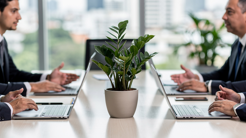Marketing pessoal para corretor de imóveis sem infrações 3 Reunião de negócios entre corretores de imóveis em um escritório corporativo moderno em Goiânia.