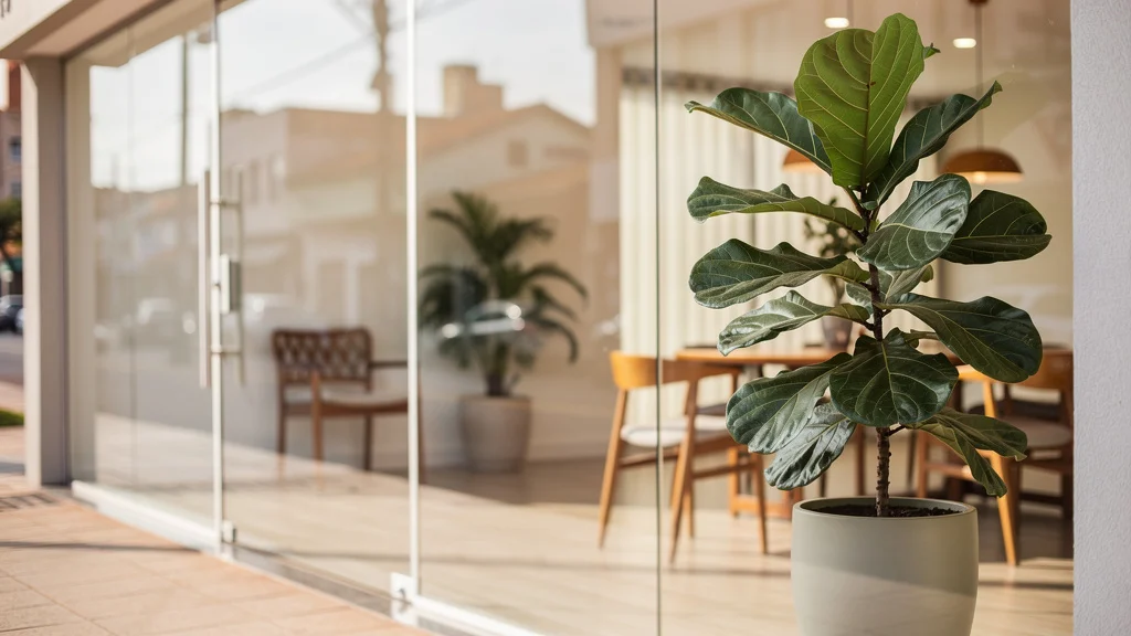 Como funciona o imposto de renda para corretor? 3 Fachada de imobiliária sob luz solar destacando a regularização dos impostos da corretagem imobiliária local.